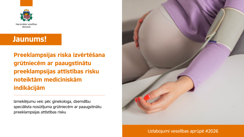 Vizuālis par jaunumiem veselības aprūpē no 2026. gada 1. jūlija