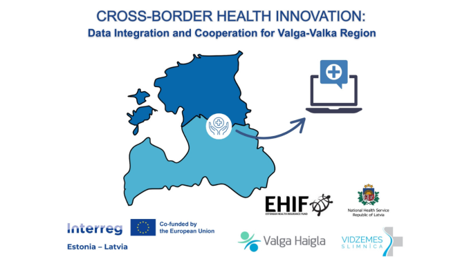 NVD piedalās Interreg projektā par pārrobežu veselības datu apmaiņu Valgas–Valkas reģionā
