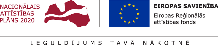 Eiropas Reģionālā attīstības fonda logo