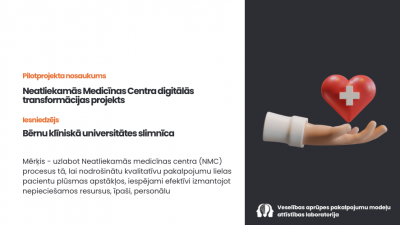 Neatliekamās Medicīnas Centra digitālās transformācijas projekts
