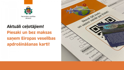 Aktuāli ceļotājiem! Piesaki EVAK!