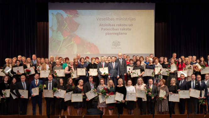 Veselības nozares profesionāļu godināšanas pasākums