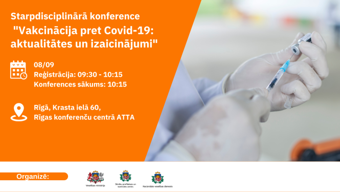Rīgā notiks konference ģimenes ārstiem un ārstu palīgiem “Vakcinācija pret Covid-19: aktualitātes un izaicinājumi”
