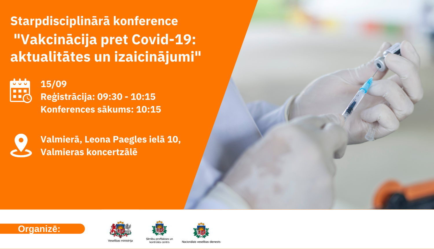 Valmierā notiks noslēdzošā konference ģimenes ārstiem un ārstu palīgiem “Vakcinācija pret Covid-19: aktualitātes un izaicinājumi”